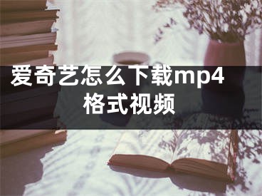 愛奇藝怎么下載mp4格式視頻