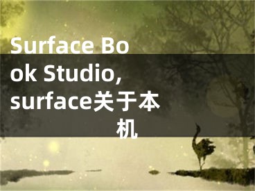 Surface Book Studio,surface關(guān)于本機