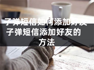 子彈短信如何添加好友 子彈短信添加好友的方法