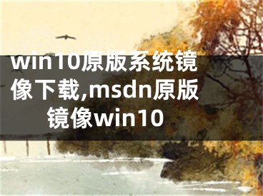 win10原版系統(tǒng)鏡像下載,msdn原版鏡像win10