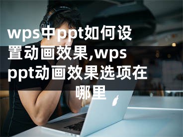 wps中ppt如何設(shè)置動(dòng)畫效果,wps ppt動(dòng)畫效果選項(xiàng)在哪里