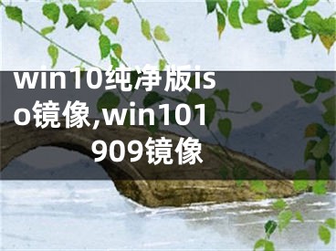 win10純凈版iso鏡像,win101909鏡像