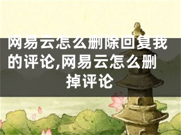 網(wǎng)易云怎么刪除回復我的評論,網(wǎng)易云怎么刪掉評論