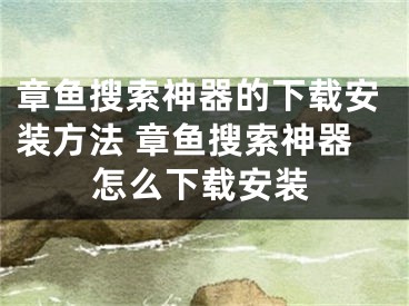 章魚搜索神器的下載安裝方法 章魚搜索神器怎么下載安裝