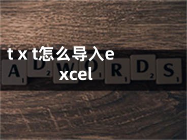 t x t怎么導(dǎo)入excel