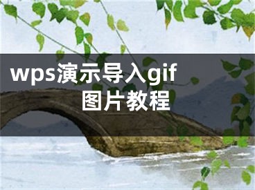 wps演示導(dǎo)入gif圖片教程