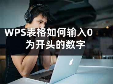 WPS表格如何輸入0為開頭的數(shù)字