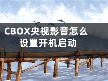 CBOX央視影音怎么設(shè)置開機(jī)啟動(dòng) 