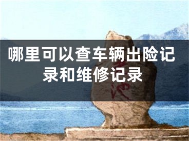 哪里可以查車輛出險記錄和維修記錄