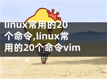 linux常用的20個命令,linux常用的20個命令vim