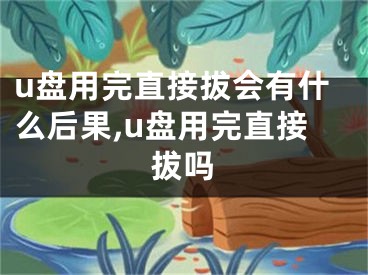 u盤用完直接拔會(huì)有什么后果,u盤用完直接拔嗎