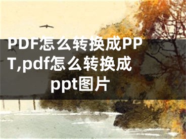 PDF怎么轉(zhuǎn)換成PPT,pdf怎么轉(zhuǎn)換成ppt圖片