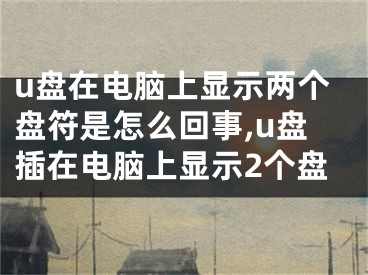 u盤在電腦上顯示兩個(gè)盤符是怎么回事,u盤插在電腦上顯示2個(gè)盤