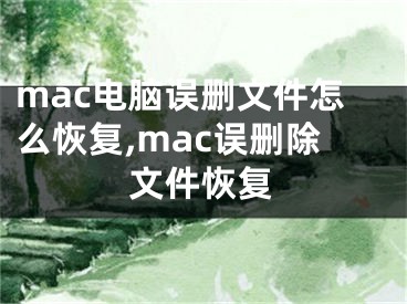 mac電腦誤刪文件怎么恢復(fù),mac誤刪除文件恢復(fù)