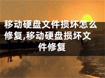 移動硬盤文件損壞怎么修復(fù),移動硬盤損壞文件修復(fù)