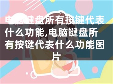 電腦鍵盤所有按鍵代表什么功能,電腦鍵盤所有按鍵代表什么功能圖片