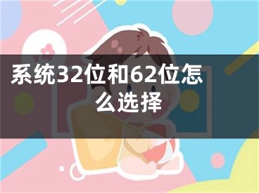 系統(tǒng)32位和62位怎么選擇