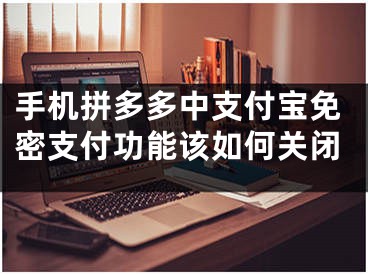 手機拼多多中支付寶免密支付功能該如何關(guān)閉