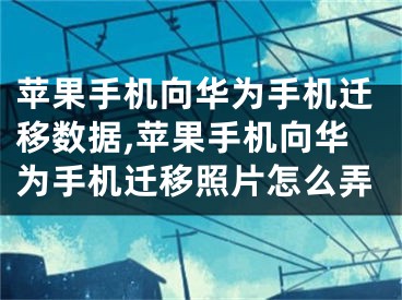 蘋(píng)果手機(jī)向華為手機(jī)遷移數(shù)據(jù),蘋(píng)果手機(jī)向華為手機(jī)遷移照片怎么弄