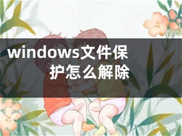 windows文件保護(hù)怎么解除