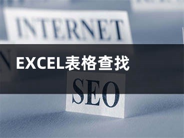 EXCEL表格查找