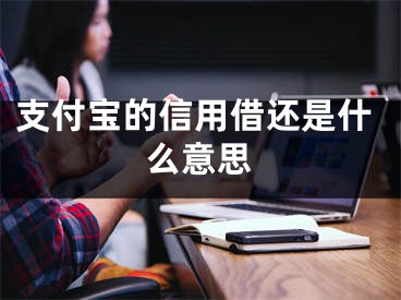 支付寶的信用借還是什么意思