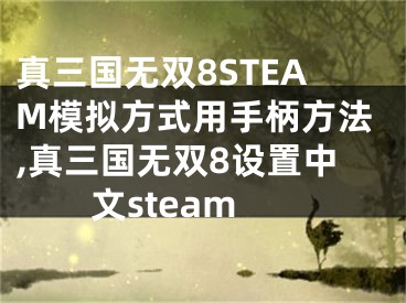 真三國無雙8STEAM模擬方式用手柄方法,真三國無雙8設(shè)置中文steam