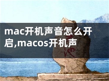 mac開機聲音怎么開啟,macos開機聲