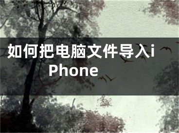 如何把電腦文件導(dǎo)入iPhone