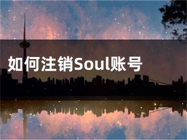 如何注銷Soul賬號