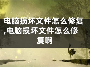 電腦損壞文件怎么修復(fù),電腦損壞文件怎么修復(fù)啊