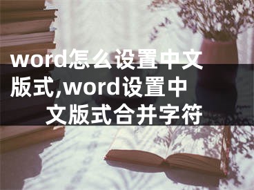 word怎么設(shè)置中文版式,word設(shè)置中文版式合并字符