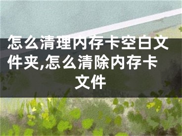 怎么清理內(nèi)存卡空白文件夾,怎么清除內(nèi)存卡文件