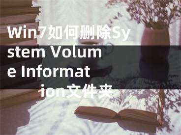 Win7如何刪除System Volume Information文件夾