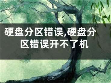 硬盤分區(qū)錯誤,硬盤分區(qū)錯誤開不了機