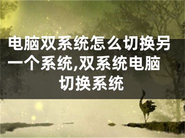 電腦雙系統(tǒng)怎么切換另一個(gè)系統(tǒng),雙系統(tǒng)電腦切換系統(tǒng)