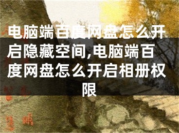 電腦端百度網(wǎng)盤怎么開啟隱藏空間,電腦端百度網(wǎng)盤怎么開啟相冊(cè)權(quán)限