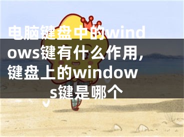 電腦鍵盤中的windows鍵有什么作用,鍵盤上的windows鍵是哪個