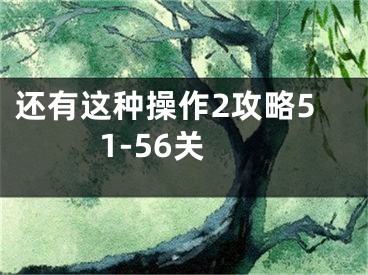 還有這種操作2攻略51-56關(guān)