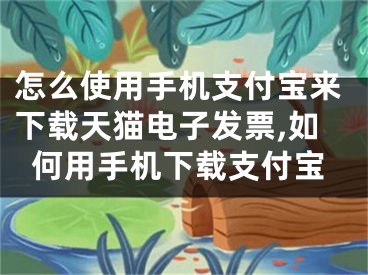 怎么使用手機(jī)支付寶來下載天貓電子發(fā)票,如何用手機(jī)下載支付寶