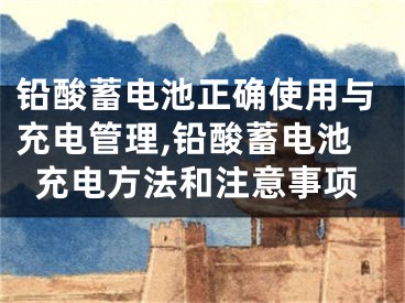 鉛酸蓄電池正確使用與充電管理,鉛酸蓄電池充電方法和注意事項(xiàng)