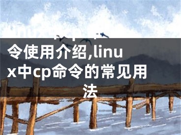 linux中cp 命令使用介紹,linux中cp命令的常見用法