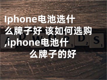 Iphone電池選什么牌子好 該如何選購,iphone電池什么牌子的好