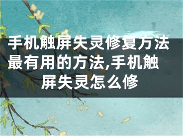 手機觸屏失靈修復(fù)方法最有用的方法,手機觸屏失靈怎么修