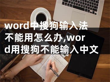 word中搜狗輸入法不能用怎么辦,word用搜狗不能輸入中文