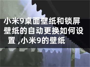 小米9桌面壁紙和鎖屏壁紙的自動更換如何設(shè)置 ,小米9的壁紙