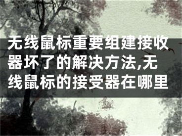 無線鼠標(biāo)重要組建接收器壞了的解決方法,無線鼠標(biāo)的接受器在哪里