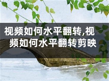 視頻如何水平翻轉(zhuǎn),視頻如何水平翻轉(zhuǎn)剪映