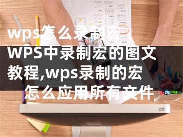 wps怎么錄制宏  WPS中錄制宏的圖文教程,wps錄制的宏怎么應用所有文件