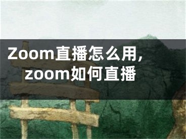 Zoom直播怎么用,zoom如何直播